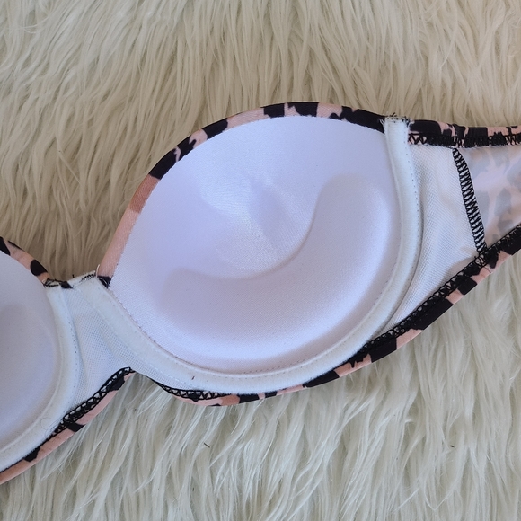 Leopard Bandeau Push-Up Bikini set from Shein - Picture 6 of 7